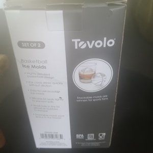 Basketball ice molds